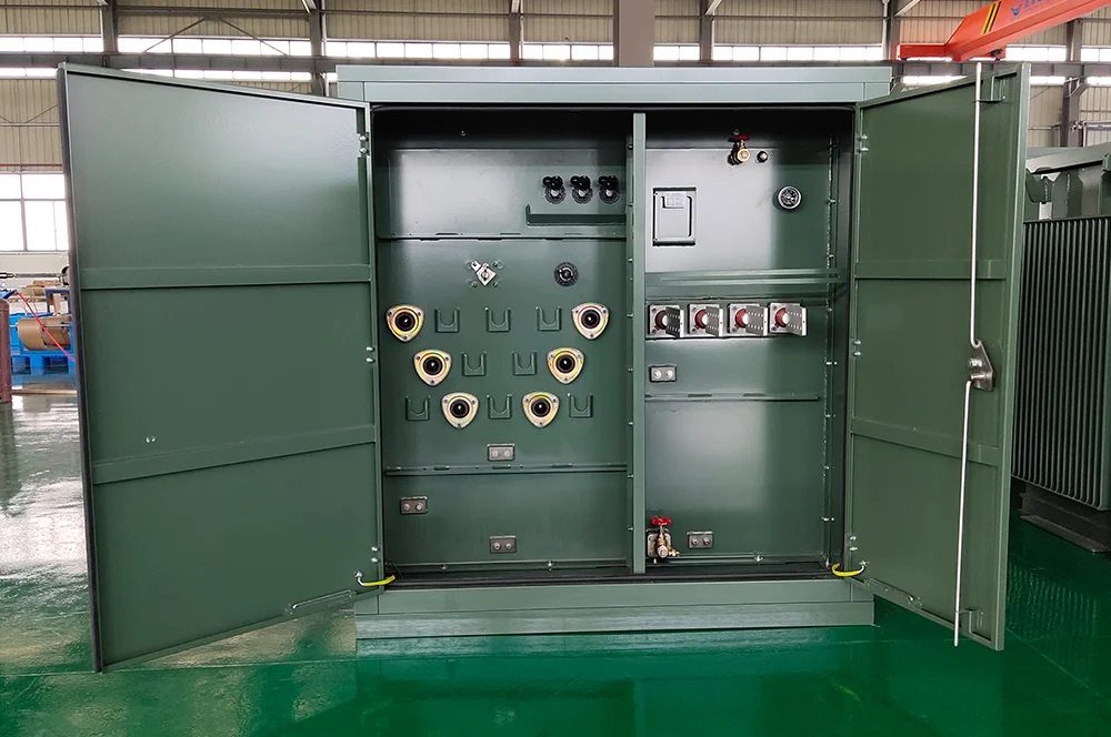 حار بيع 750KVA 1250KVA 13.2KV إلى 220Y / 127Y توزيع الطاقة الكهربائية محول تنحى المزود