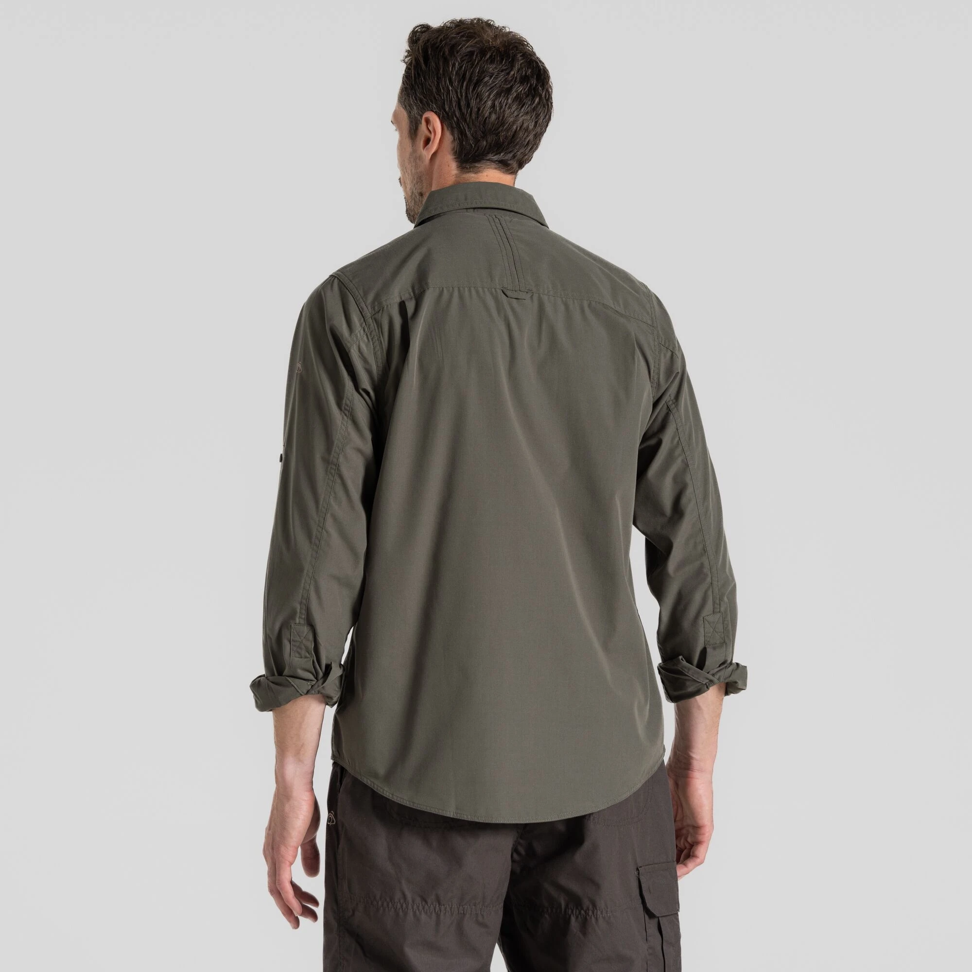 personalizar Logo alta calidad UPF50+ proteccion solar Resistente al desgarro Respirable Outdoor Camisas de hombre