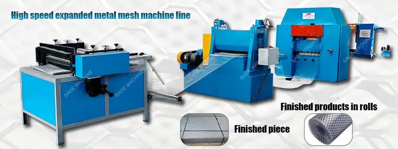 expanded metal mesh machine