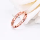 Rings Rings Women Rings New Fashion Personalized Circular Women Jewelry Rose Gold Stainless Steel Rings