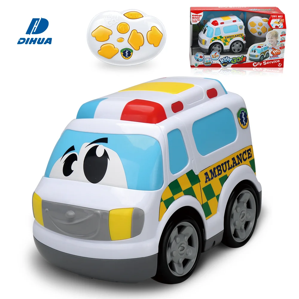 Kiddy Go !  Remote Control Full Function City Service Rc Ambulance  Battery Car Abs Durable Plastic Cartoon Car Toy For Baby - Buy Toys Kids,Car  Toys For Kids,Battery Car For Kids