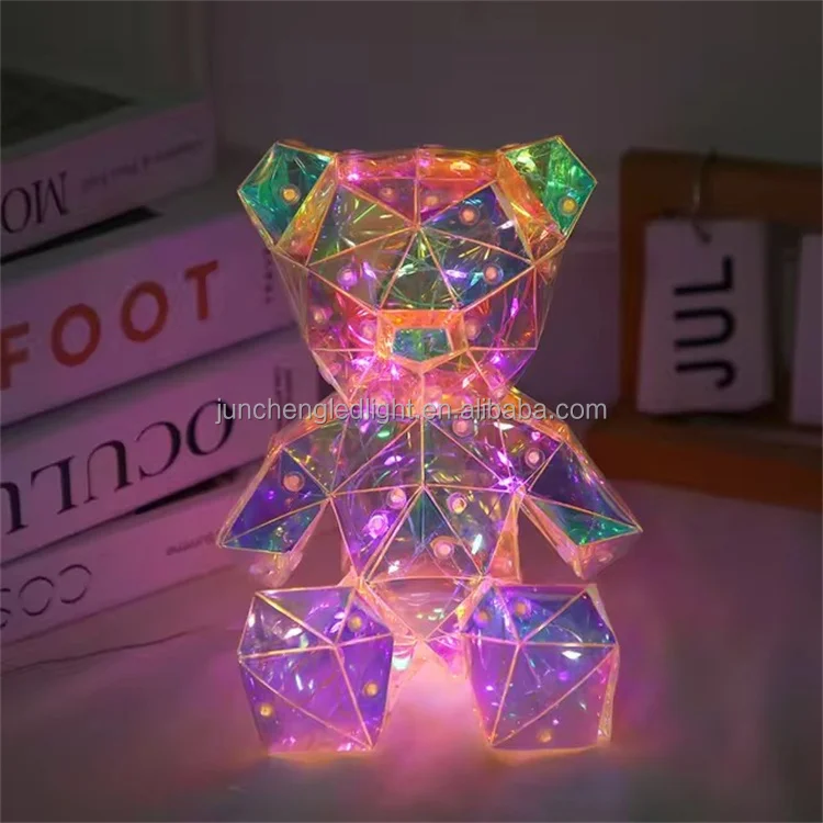 led teddy bear shape night lights