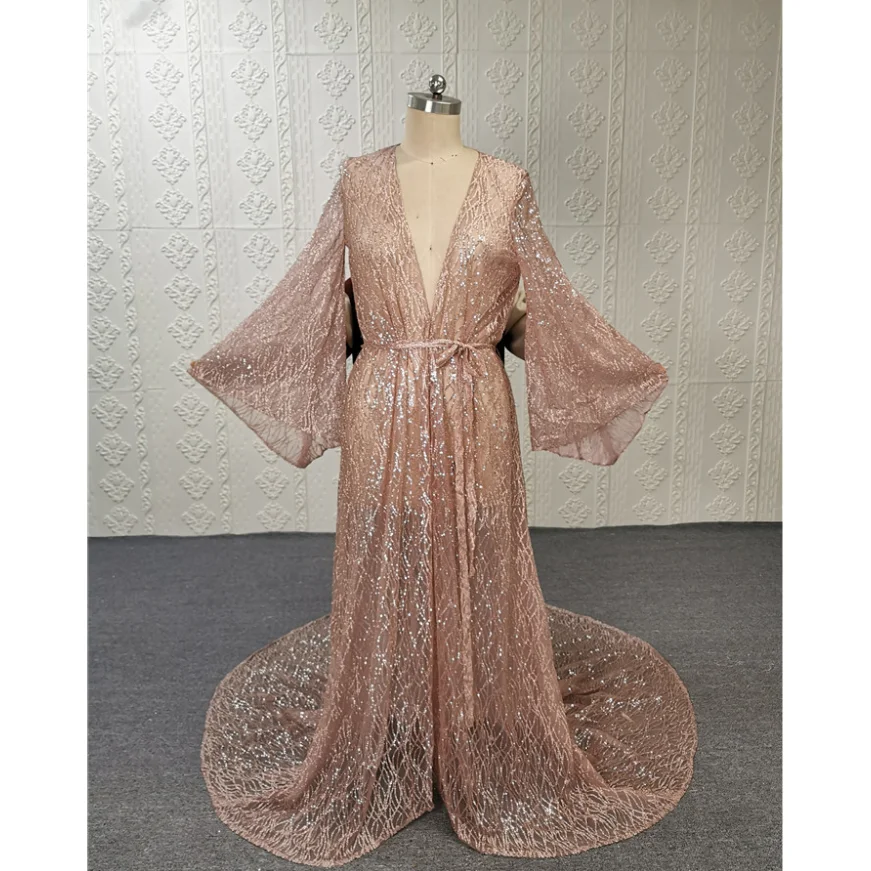 Factory Bridal Robes Rose Gold Color ...