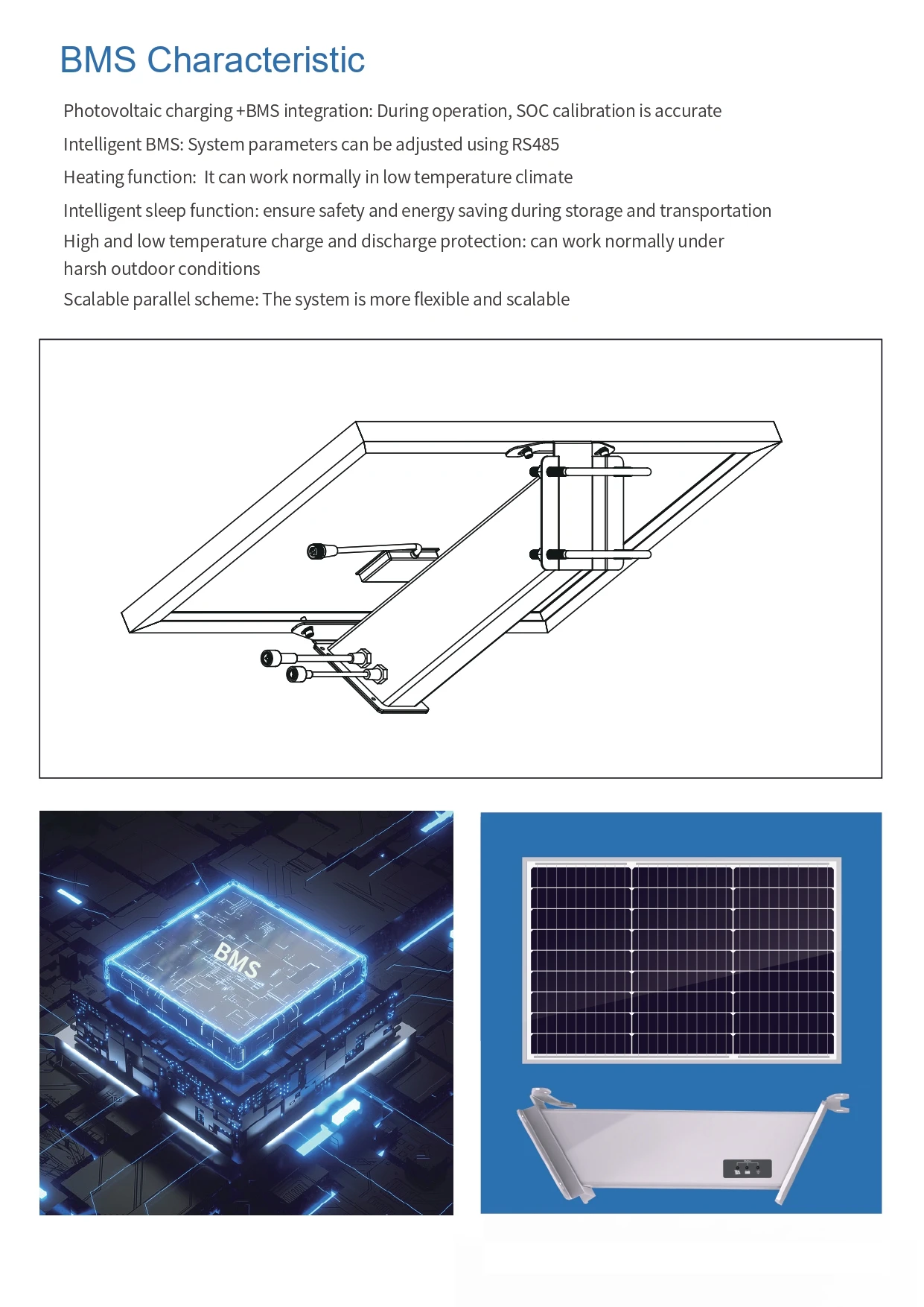 W Ah Solar Panel With Inbuilt Battery Standard Solar Power Kit