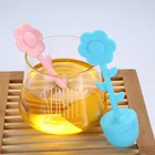 Infuser Tea Infusers Factory Wholesale New Food Grade Eco Friendly Silicone Tea Infuser BPA-Free Silicone Tea Strainer