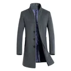 Men Slim Coat Coats Slim 2020 Spring Men Casual Slim Fit Woolen Coat High Quality Trench Coats