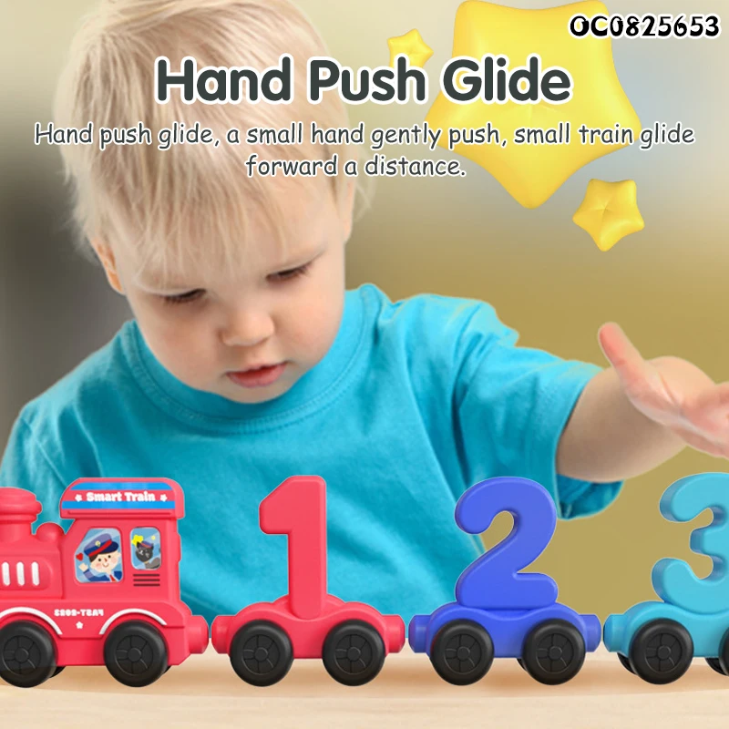 Number Train Toy Learning Montessori Educational Materials For
