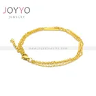 Gold Luxury Cheap 14k Gold Charm Bracelet Stainless Steel Handmade Women Bracelet Jewelry
