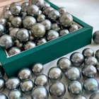 Pearl Pearls Dark Color Black Sea Water Korean Pearl Holes Flower Half High Luster Pearl Bead Loose Pearls