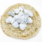 Hand Carvings Polished Different Size Natural White Howlite Heart Crystal Stone Heart