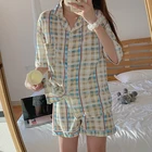Sexy Sleepwear 2021 Fall Fashion Customized Comfortable Sexy 2 Piece Casual Women Pajama Sleepwear Set