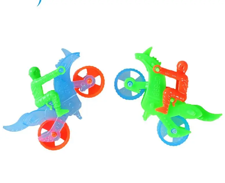 Mini Cool Single Motocross Scooter Small Plastic Pull Back Motorbike toys for Kids Party Favors Class Prizes