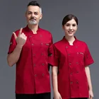 Jacket Chinese Style Summer Chef Uniform Restaurant White Chef Jacket With Logo