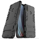 Phone 3 BIBERCAS Hybrid TPU PC Shockproof Mobile Phone Armor Kickstand Phone Back Cover For Realme 3 Pro Back Cover