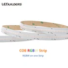 Rgbw Led Tape DC24V RGBW Led Strip Flexible 180 Degree Big Angle Flexible COB RGBW Led Tape