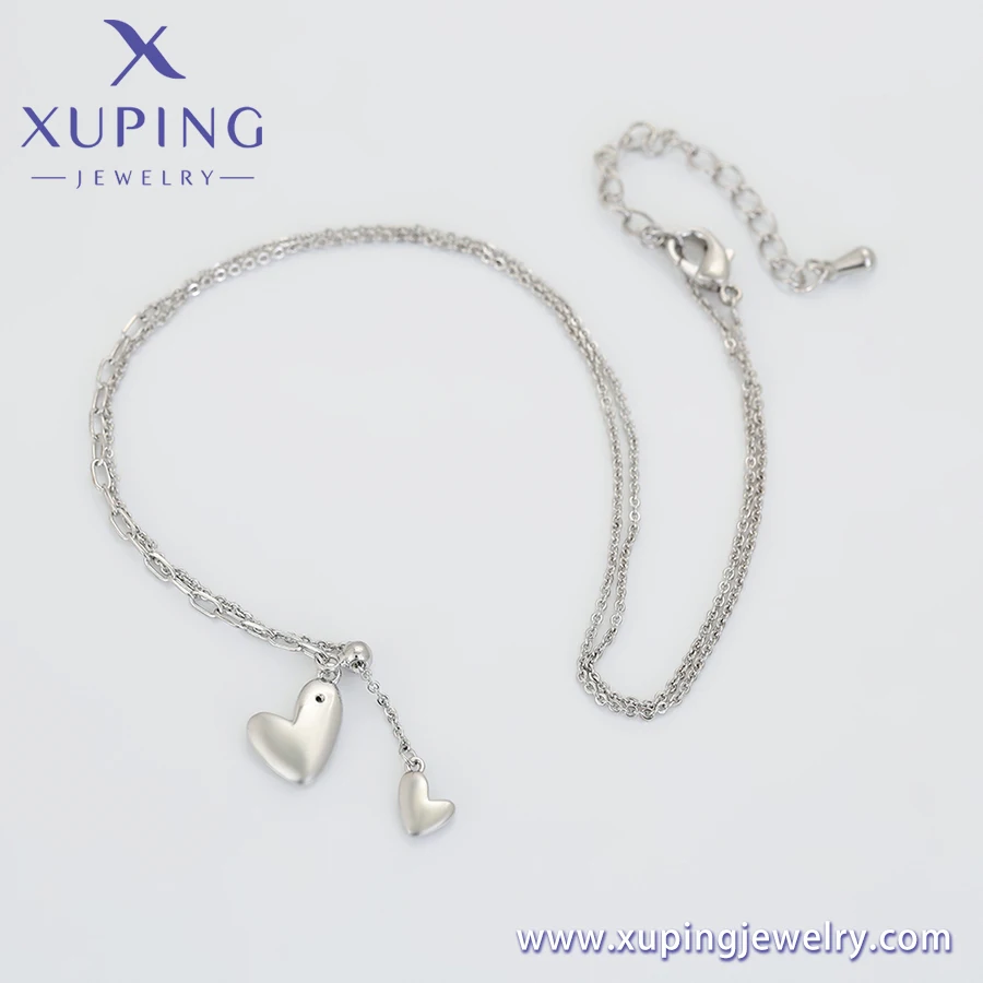 necklace-01766 xuping wedding Charm choker mermaid resin personalize white gold jewelry baby titanium fashion dolphin necklace