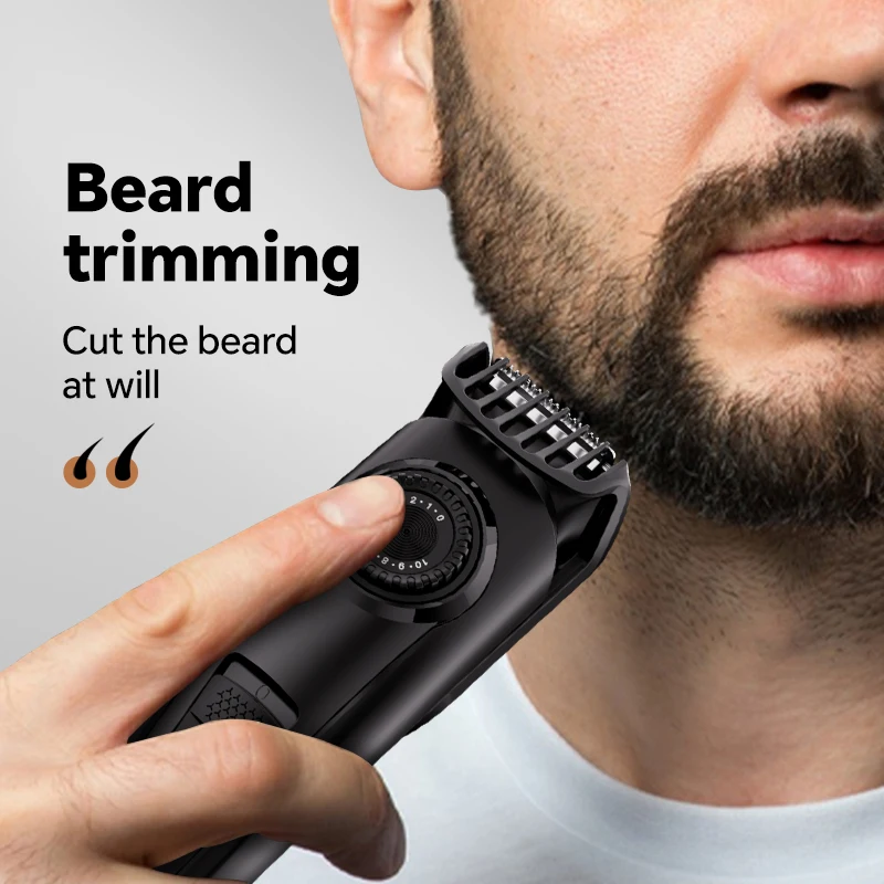 New Electric Hair Clipper Body Hair Trimmer Beard Trimmer USB Charging Model Digital Display Electric Shaver details