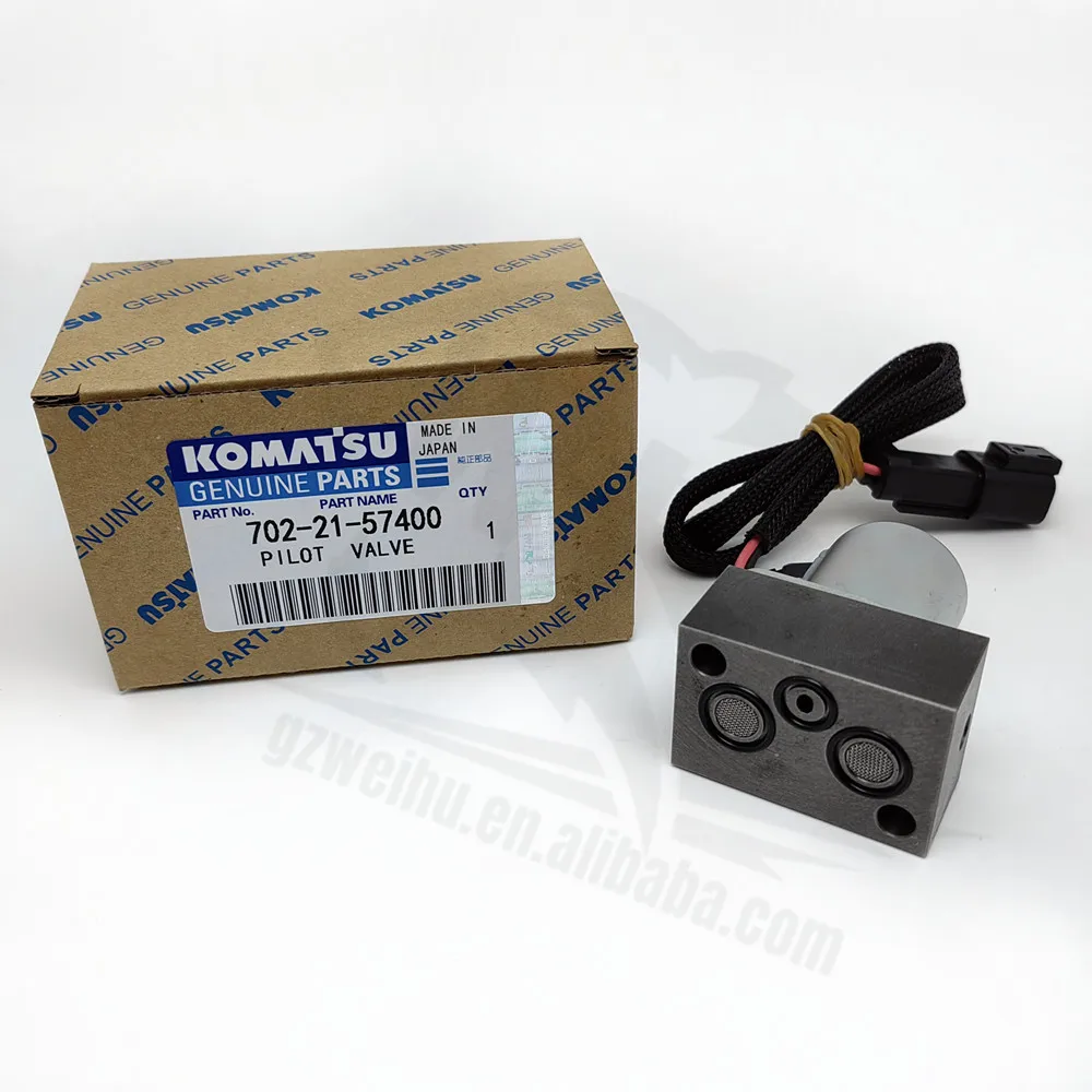 Solenoid Valve Komatsu Pilot Valve 702 21 57400 702 21 57500 For