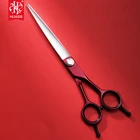 Paint Pet New High Quality 7 Inch Huasis Red Paint Scissors Pet Grooming Scissors