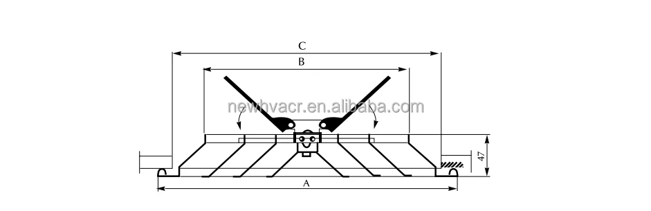 Exhaust Fan, Aluminum, Ceiling - detail 30