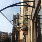 Stainless Steel Canopy Canopy Company Wholesale Rain Shelter Patio Roof Cover Stainless Steel Bracket PC Awning Door Canopy