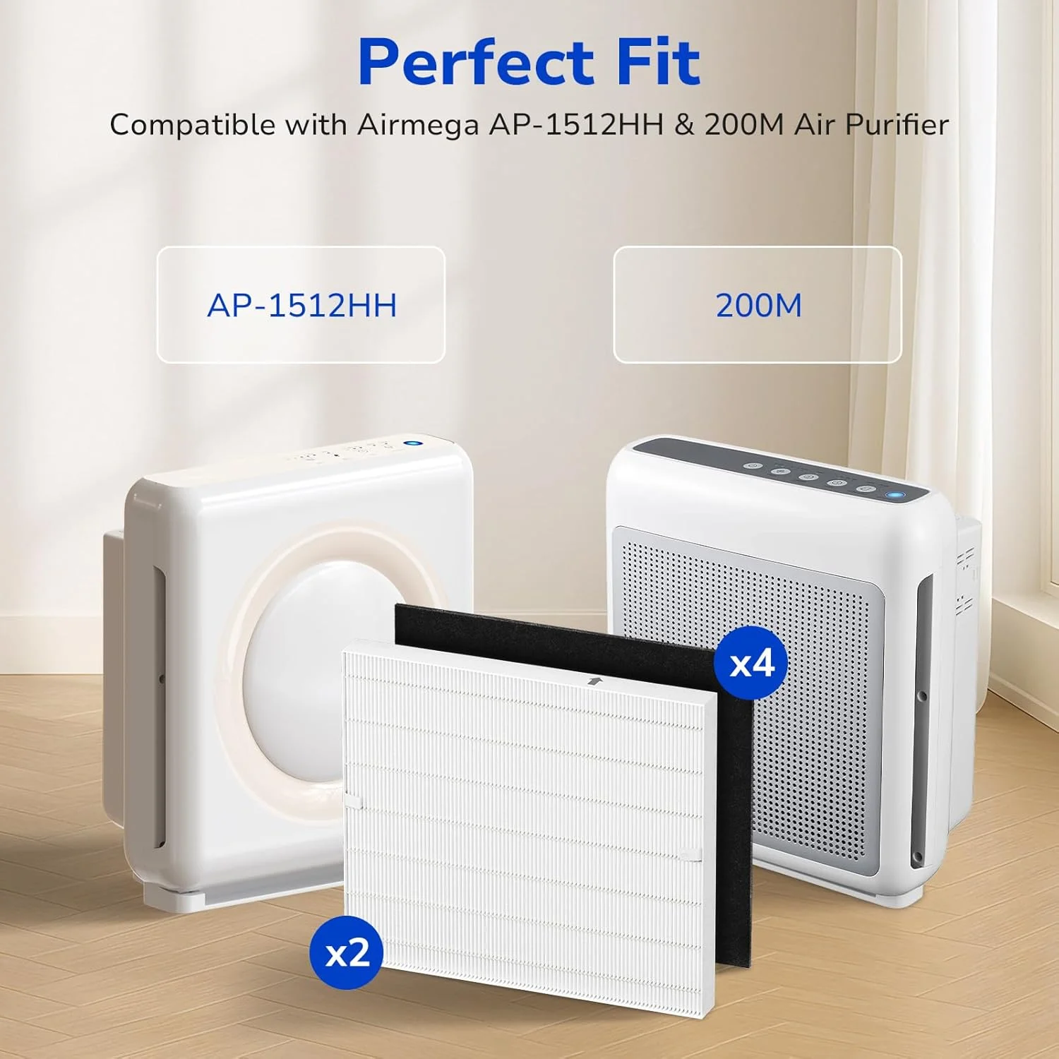 Walson Household Air Purifier Compatible HEPA Filters Carbon Filter Replacement for Coway Air Purifier Filter 200M Air Purifier manufacture