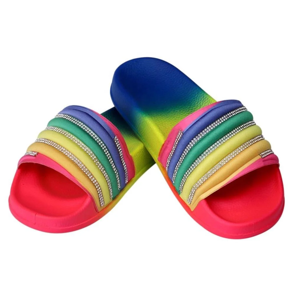 rainbow slippers sale