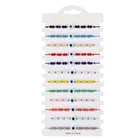 Beads 12pcs/set Bohemian Turkish Devil Eyes Beads Adjustable Designer Charms For Diy Bracelet Set