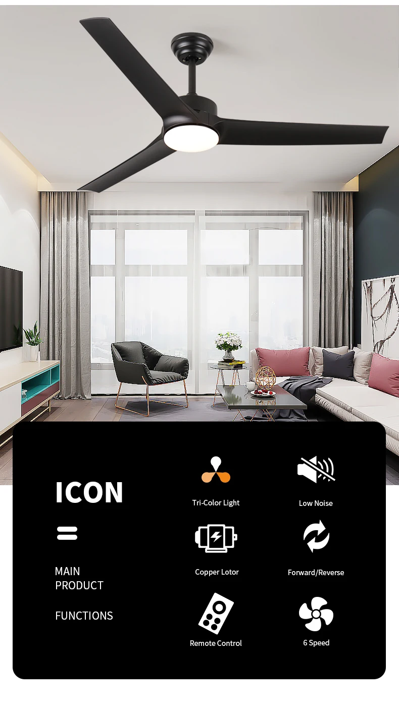 Ceiling Fan, Waterproof, BLDC, ABS - detail 14