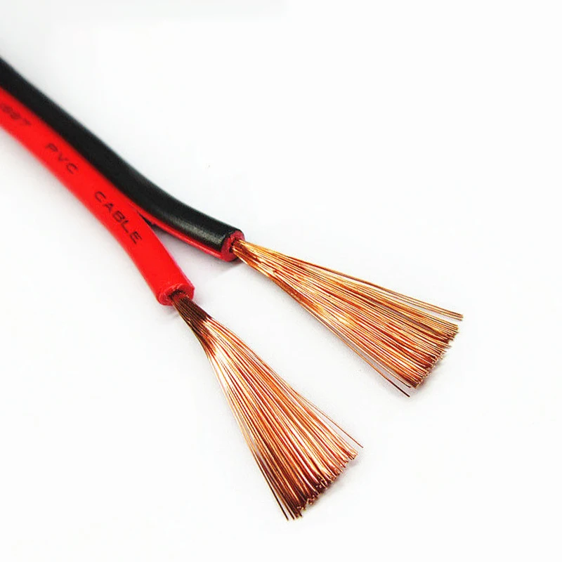 Led Lights Line Cable Speaker Wire Red 
