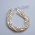 Pearl Near 7-10mm Baroque Freshwater Pearl Necklace Strand For Pearl Necklace