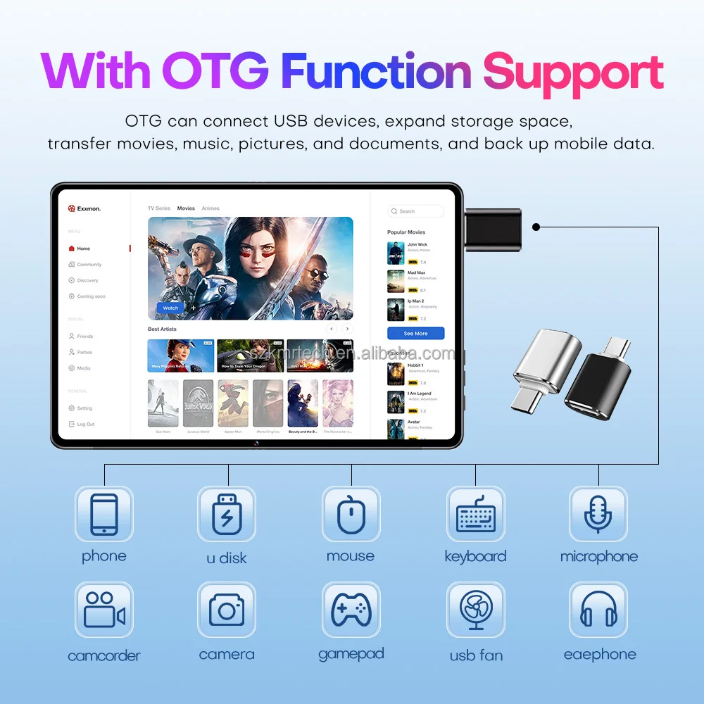11-Inch Business Brand Android 14 Dual Sim Tablet PC MTK Processor Quad ...