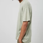 Blank Men Shirts High Quality Oversized Custom Logo Fabric Hip Hop Blank Plain Loose Men T Shirts