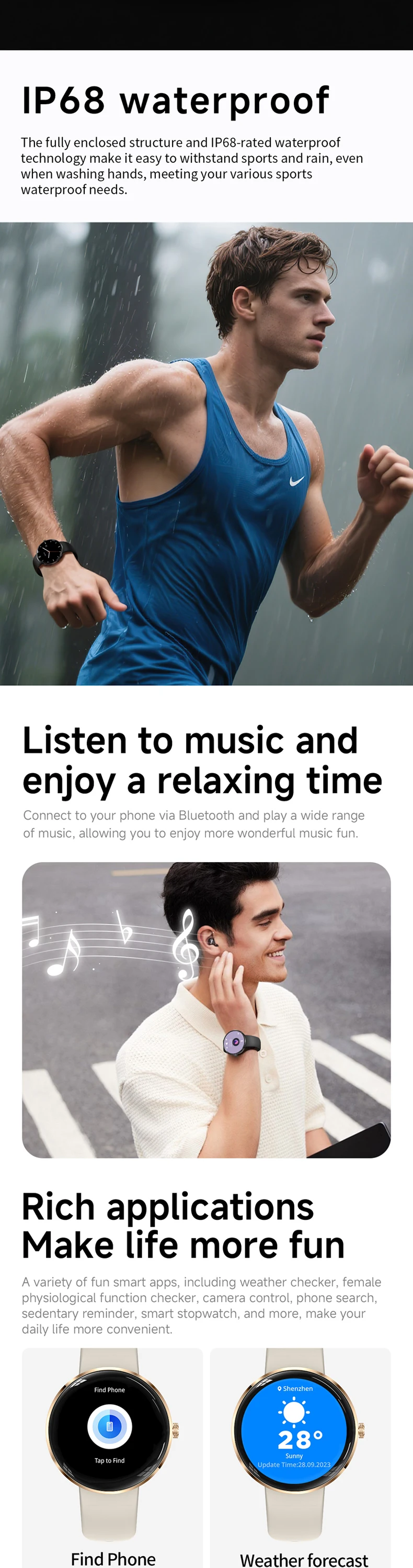 product fashion t93 143 inch amoled thin lady smart watch blood oxygen sport reloj inteligente women smart watch factory-6