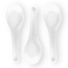 Biodegradable Eco Firendly Chinese Classic Made Of Corn Strach Disposable Cucharas For Soup