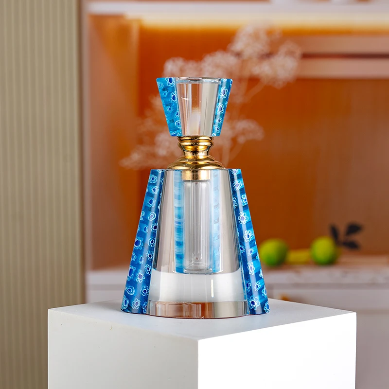 product wholesale hot sale 6ml high quality luxury glass empty bottle four color new crystal perfume bottle-8