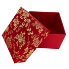 Box Square Cotton Lining Gift Box 2021 Gift Box Wedding Square Gift Box With Custom Design
