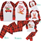 Matching Christmas Family Pajamas Boys Girls Sleepwear 2 Piece Pants Set Christmas Pyjamas Women Men Pijamas