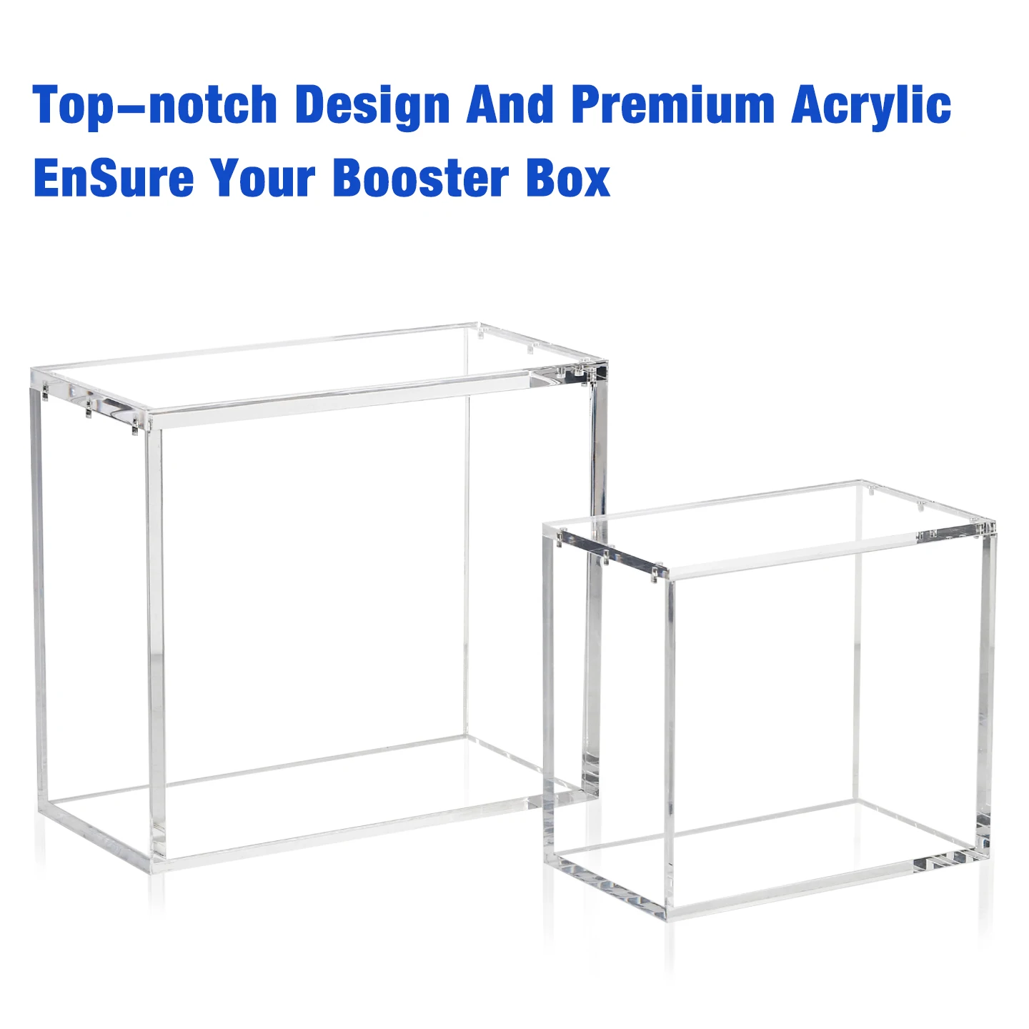 product strong magnet acrylic elite trainer box booster case pokemon collection protection display etb acrylic case with magnetic lid-9