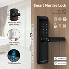 Door Lock Keyless Door Lock Safety New Intelligent Automatic Keyless Smart Door Lock With Camera