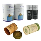 100% 100% Biodegradable Packaging Cylinder Container Food Grade Tea Round Box Packaging Gift Paper Tube