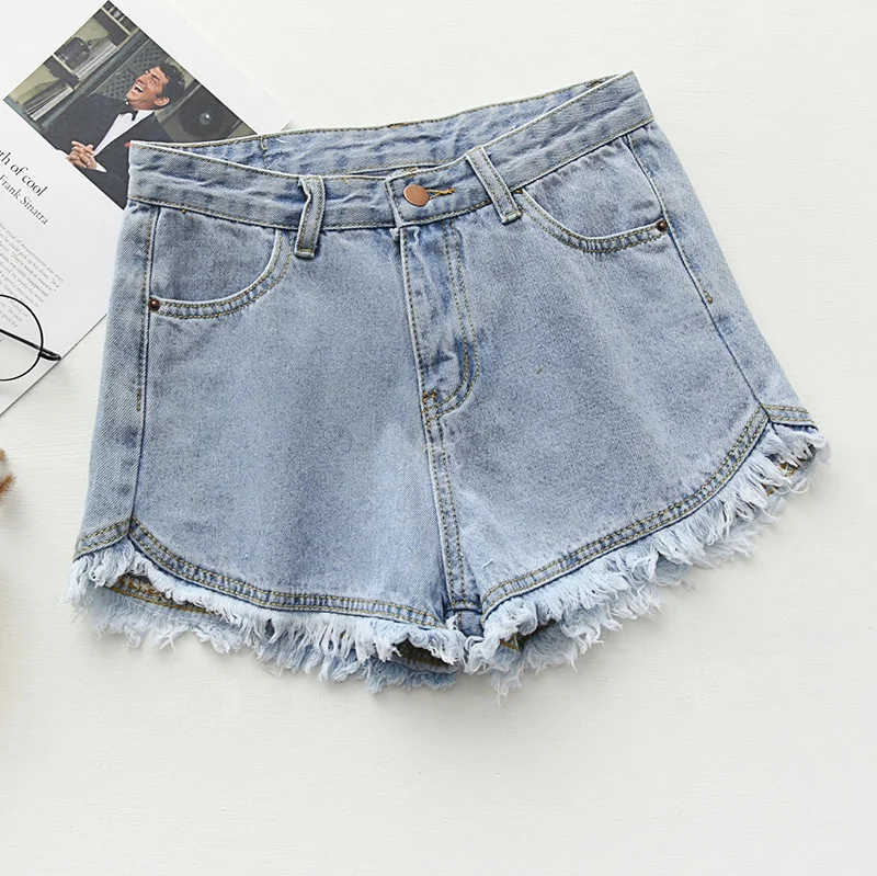 Visit the CHICZONE Store CHICZONE High Waisted Jean Shorts for Women Denim Ripped Stretchy Casual Summer Cutoff Shorts 4.6 4.6 o