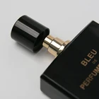 Perfume Bottle Wholesale Luxury Black Square 100ml Transparent Empty Glass Perfume Spray Bottle