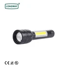 Outdoor Waterproof Hand LED Torch Lamp Outdoor Longway Waterproof LED Tactical Self-Defense Camping Flashlight