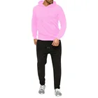 100% Cotton Spring 100% Cotton Sweat Suits Men Tracksuit Embroidery Custom Logo