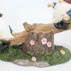 Resin Crafts Lovely Gnome Figurines Garden Decoration Home Outdoor Furnishings Home Decor