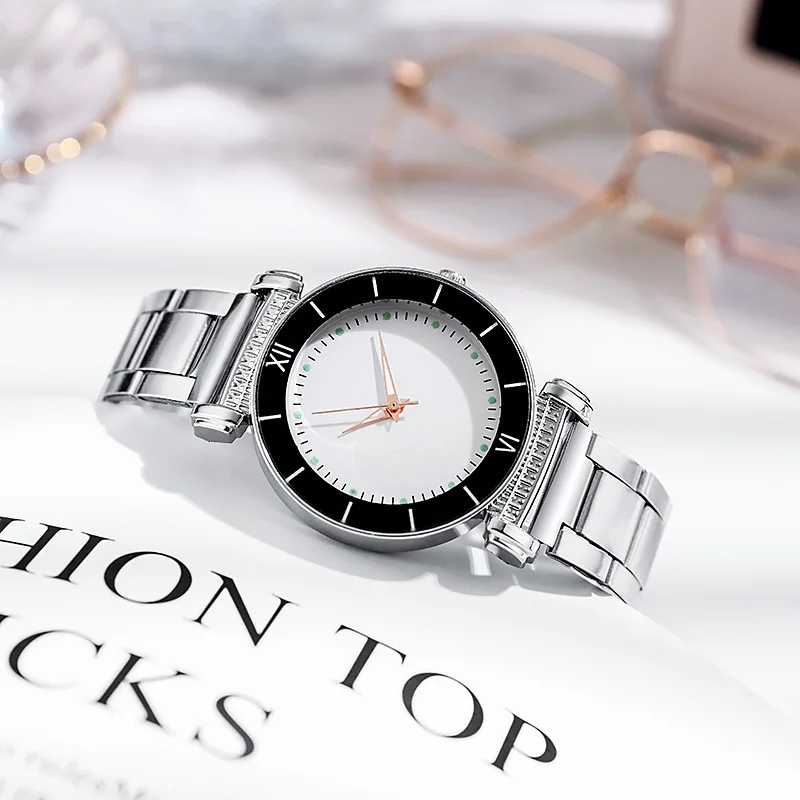 Wholesale Price Fashion Ladies Alloy Wrist Watch Luminous Design 38mm Quartz Watch For Women Montre Femme