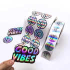 Self Adhesive Stickers High Quality Self Adhesive Holographic Vinyl Custom Stickers