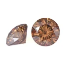 Gemstone Loose Gemstone Colored Diamond Cut 9 Mm Loose Moissanite
