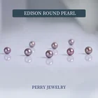 Pearl AAAA Grade 9~17mm Edison Freshwater Pearl Natural Loose Pearl Real Pearl Purple Color